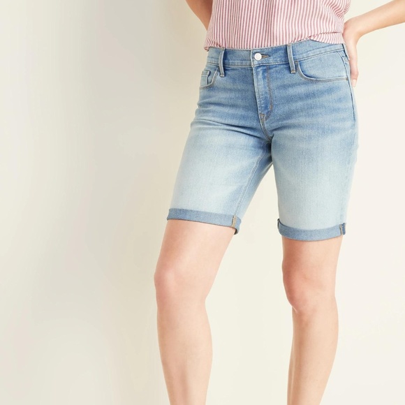 Old Navy Pants - Old Navy Jean Bermuda Shorts New